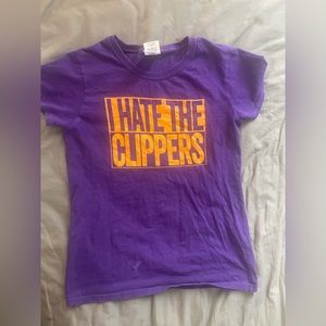 Lakers shirt I hate the clippers